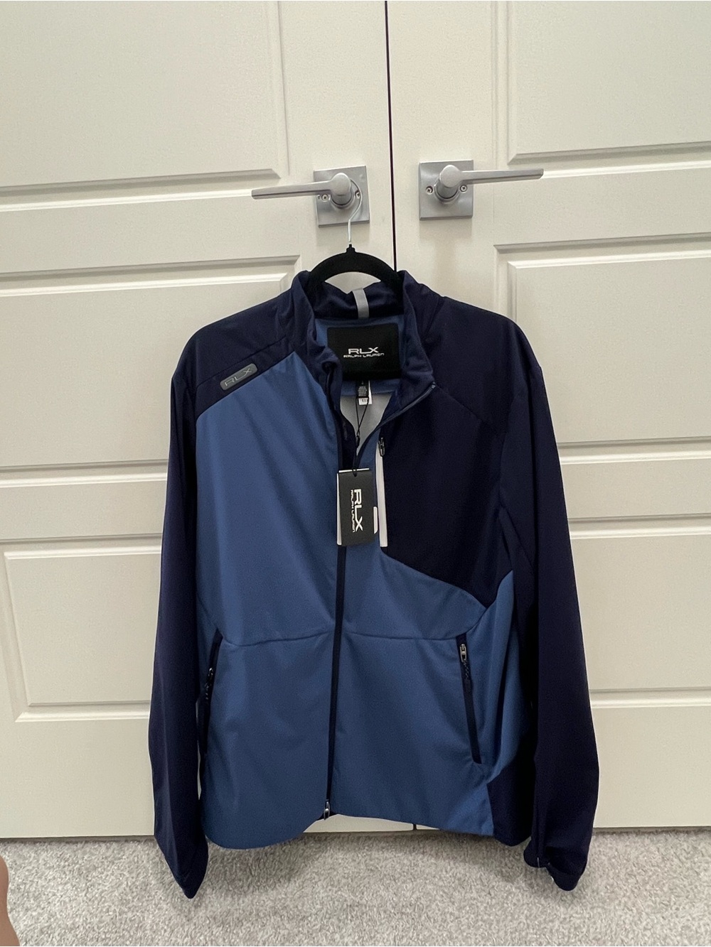 RLX Ralph Lauren Two-Tone Blue Performance Softshell Jacket